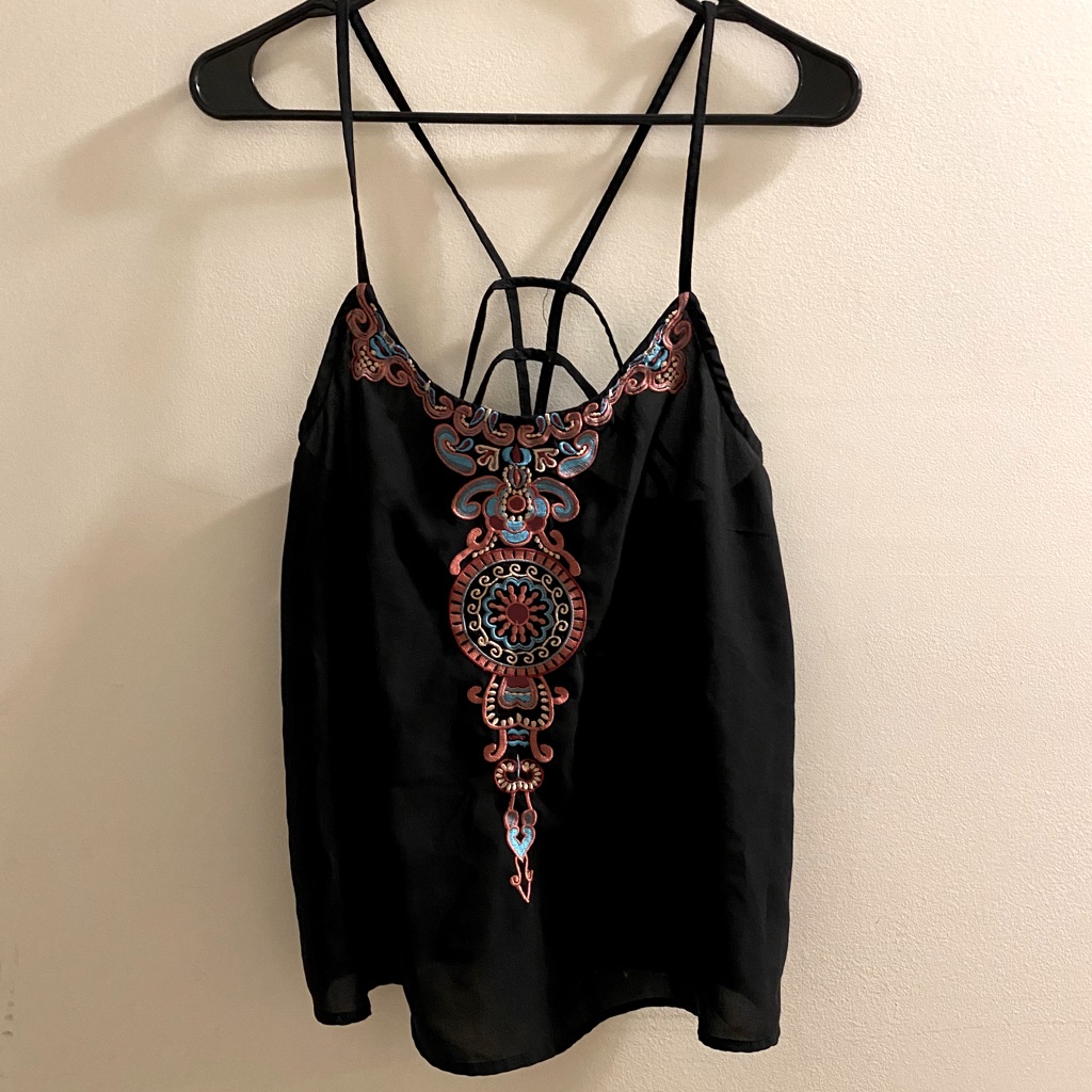 Pattern Strappy Tank